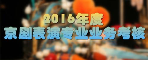 啊,好爽,大鸡吧操我视频国家京剧院2016年度京剧表演专业业务考...